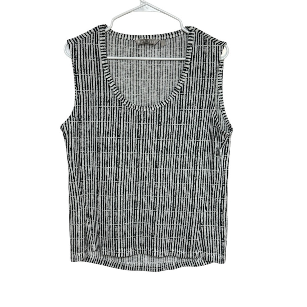 Athleta Small Striped Athletic Tank Top - Picture 1 of 7